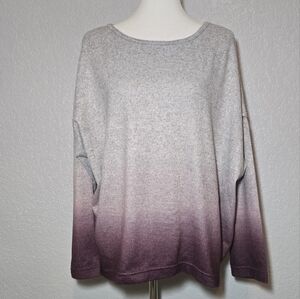 Lucky Brand ombre sweater top, Size XL